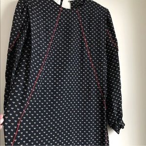 B.Altman Vintage Silk Dress Floral Print 60s 70s